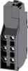 Siemens 3VA9988-0AA11 Hilfsschalter 1 St. 2 Wechsler Einstellbereich (Strom): 10 A (max) Schaltspannung (max.): 600 V/AC (B x H x T) 14 x 56 x 30 mm