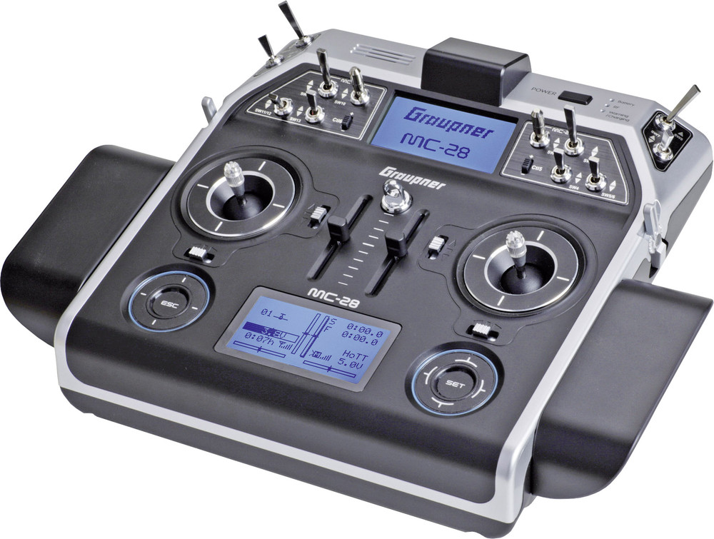 Graupner mc28 HoTT 4D PultFernsteuerung 2,4 GHz Anzahl Kanäle 16