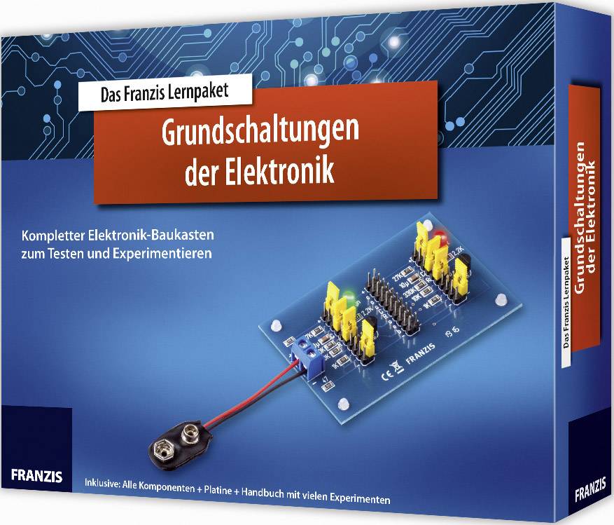 FRANZIS 65361 Das Franzis Lernpaket Grundschaltungen der Elektronik Elektronik Lernpaket-1