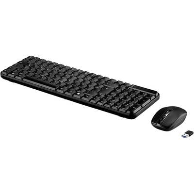 Renkforce rf-silent/ds-01 USB Tastatur, Maus-Set  QWERTZ Schwarz