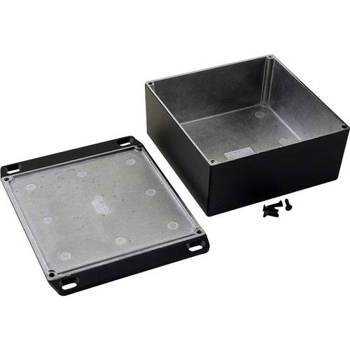 Hammond Electronics 1590KKFLBK Universal-Gehäuse 125 x 125 x 56 Aluminium Schwarz 1 St.
