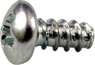 Hammond Electronics 1551ATS100 Leiterplattenschraube Stahl Natur 100 St.