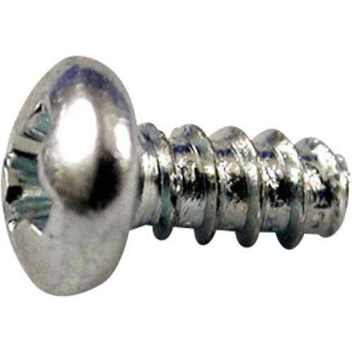 Hammond Electronics 1551ATS100 Leiterplattenschraube Stahl Natur 100 St.