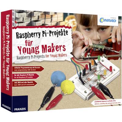 Conrad Components 10222 Conrad Raspberry Pi für Young Makers Raspberry Pi, Programmieren Maker Kit ab 14 Jahre 