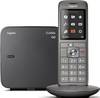 Gigaset CL660A DECT/GAP Schnurloses Telefon analog Anrufbeantworter Anthrazit, Schwarz