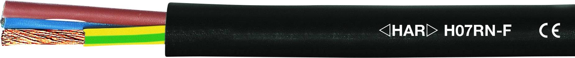 HELUKABEL 37021-500 Gummischlauchleitung H07RN-F 2 x 2.5 mm² Schwarz 500 m