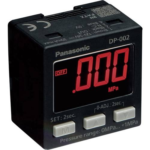 Thumbnail - Panasonic Drucksensor 1 St. DP-002-P 0 bar bis 10 bar (L x B x H) 25 x 30 x 30 mm