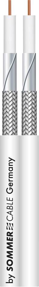 Sommer Cable 601-0940 Koaxialkabel Außen-Durchmesser: 4.6 mm HD 0.7/2.9 75 Ω 90 dB Weiß Meterware