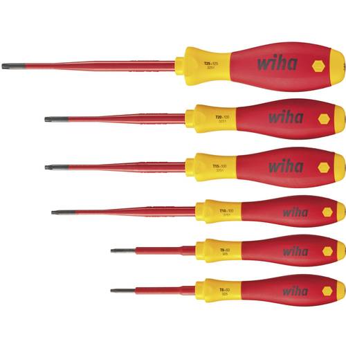Thumbnail - Wiha VDE Schraubendreher-Set 6teilig Tamper Resistant Torx