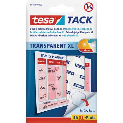 Tesa TACK Doppelseitige Klebepads Transparent Inhalt: 360St.