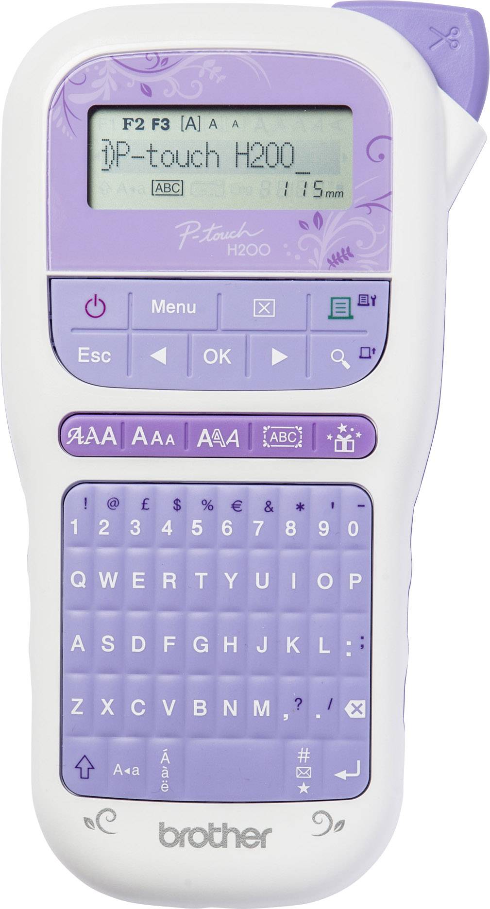 Brother P-touch H200 Beschriftungsgerät Geeignet für Schriftband: TZe 3.5 mm, 6 mm, 9 mm, 12 mm-0