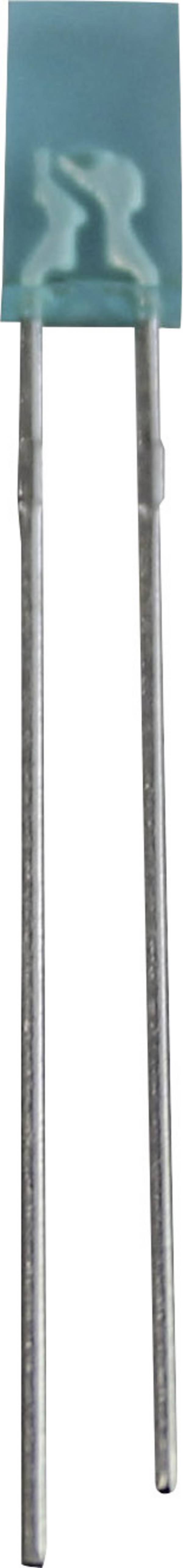 LR 1605 LED bedrahtet  Weiß Rechteckig 2 x 4 mm 60 mcd 50 ° 20 mA 3.5 V