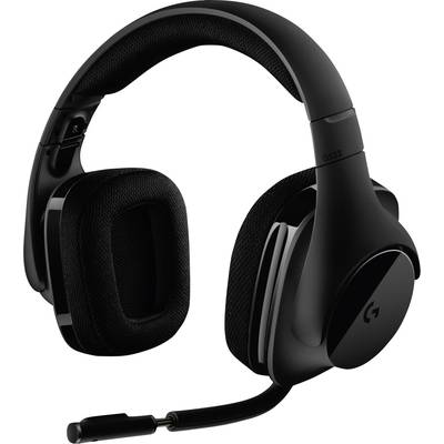 Logitech Gaming G533 Gaming  Over Ear Headset  7.1 Surround Schwarz Mikrofon-Rauschunterdrückung, Noise Cancelling Lauts