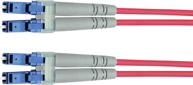 Telegärtner 100011508 Glasfaser LWL Anschlusskabel 10.00 m Türkis [1x LC-Stecker - 1x LC-Stecker] 50/125 µ Multimode OM3