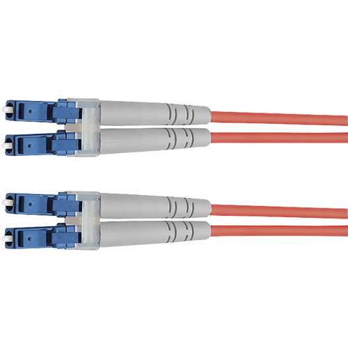Thumbnail - TELEGÄRTNER LWL Rangierkabel 2x G50/125 OM4, 1x LC Duplex - 1x LC Duplex, violett, 2 m