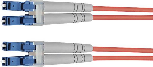 Telegärtner 100011327 Glasfaser LWL Anschlusskabel 2.00 m Violett [1x LC-Stecker - 1x LC-Stecker] 50/125 µ Multimode OM4