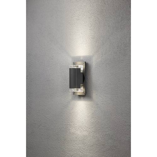 Thumbnail - Konstsmide Potenza 7987-370 Außenwandleuchte LED, Energiesparlampe GU10 12 W Anthrazit