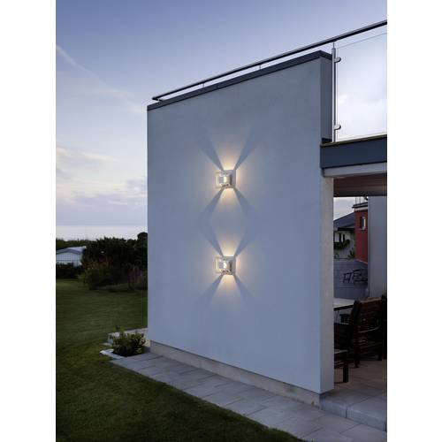 Konstsmide Pescara 7989-250 LED-Außenwandleuchte LED LED fest eingebaut 3 W Weiß