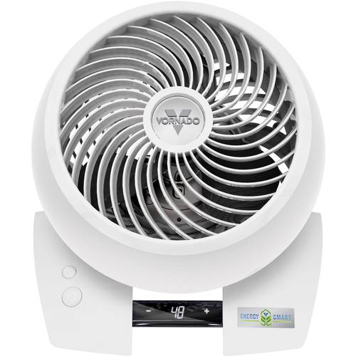 Vornado 6303DC Bodenventilator 3 W, 17 W, 52 W (Ø x H) 25 cm x 366 mm Weiß (seidenmatt) LED-Display, mit Fernbedienung, ...