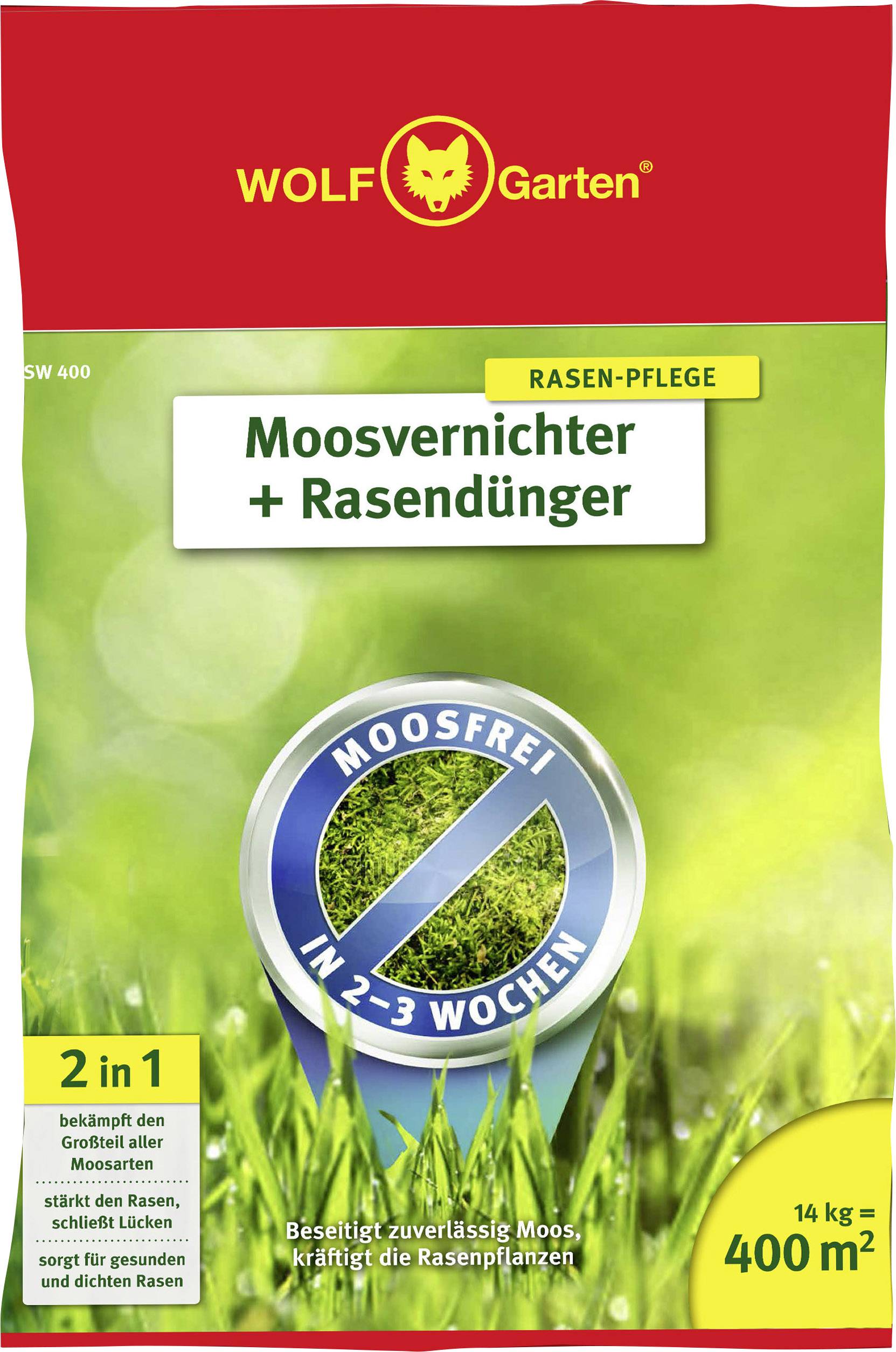 Wolf Garten 3841040 Moosvernichter Rasendunger Sw 400 Kaufen