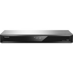 3D Blu-Ray prehrávač / rekordér s HDD Panasonic DMR-BST765EG Twin HD DVB-S tuner, 4K Upscaling, High-Resolution Audio, Wi-Fi, strieborná