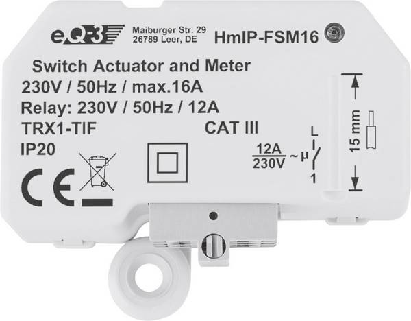Homematic IP  Schaltaktor  mit Messfunktion HmIP-FSM16