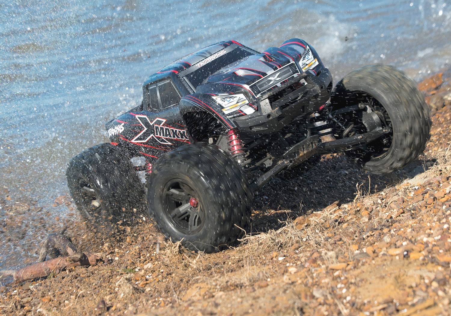 Traxxas X-Maxx 8S Rot Brushless RC Modellauto Elektro Monstertruck Allradantrieb (4WD) RtR 2,4 GHz-8