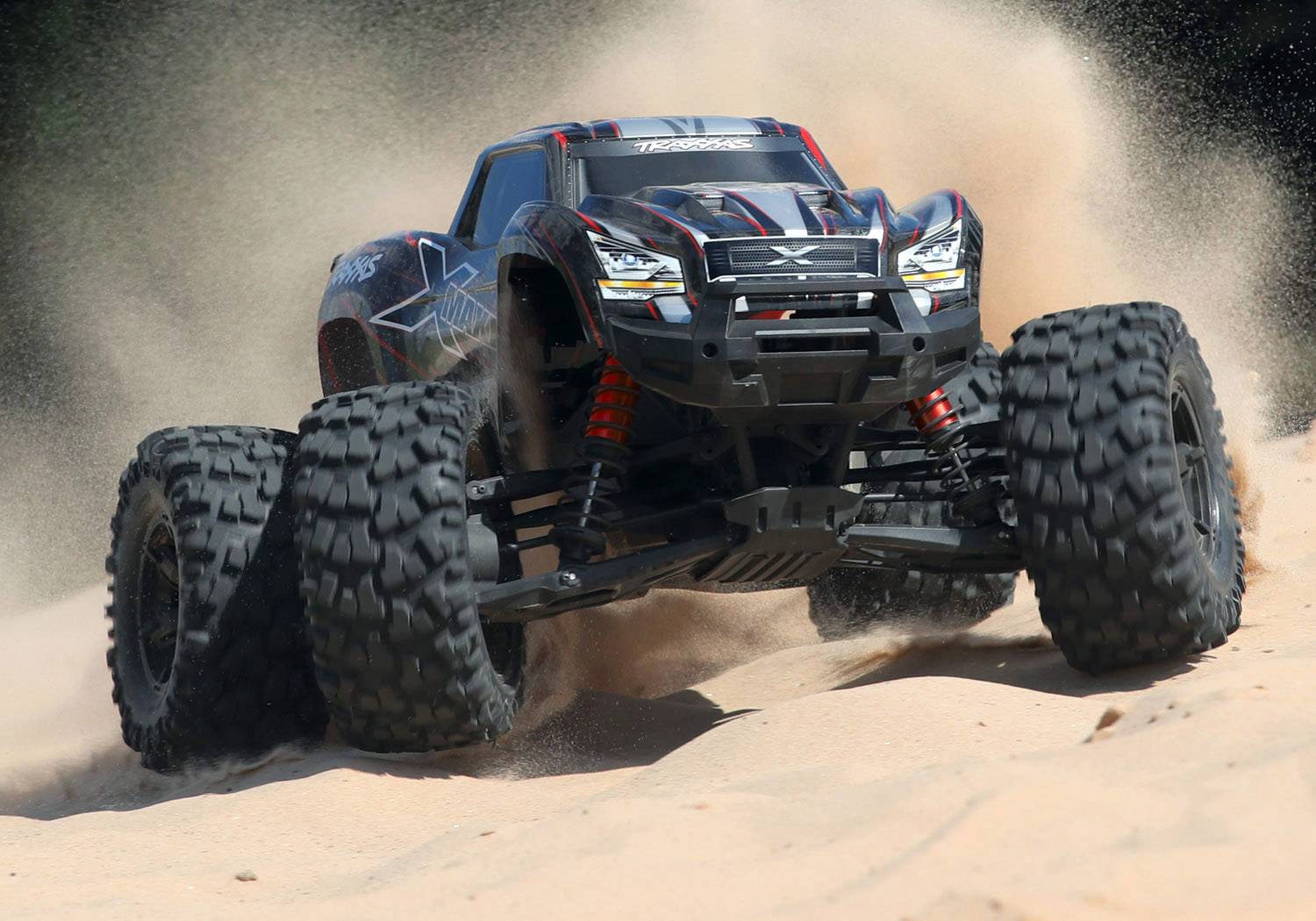 Traxxas X-Maxx 8S Rot Brushless RC Modellauto Elektro Monstertruck Allradantrieb (4WD) RtR 2,4 GHz-11
