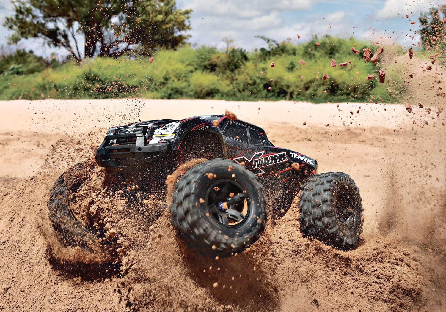 Traxxas X-Maxx 8S Rot Brushless RC Modellauto Elektro Monstertruck Allradantrieb (4WD) RtR 2,4 GHz-14