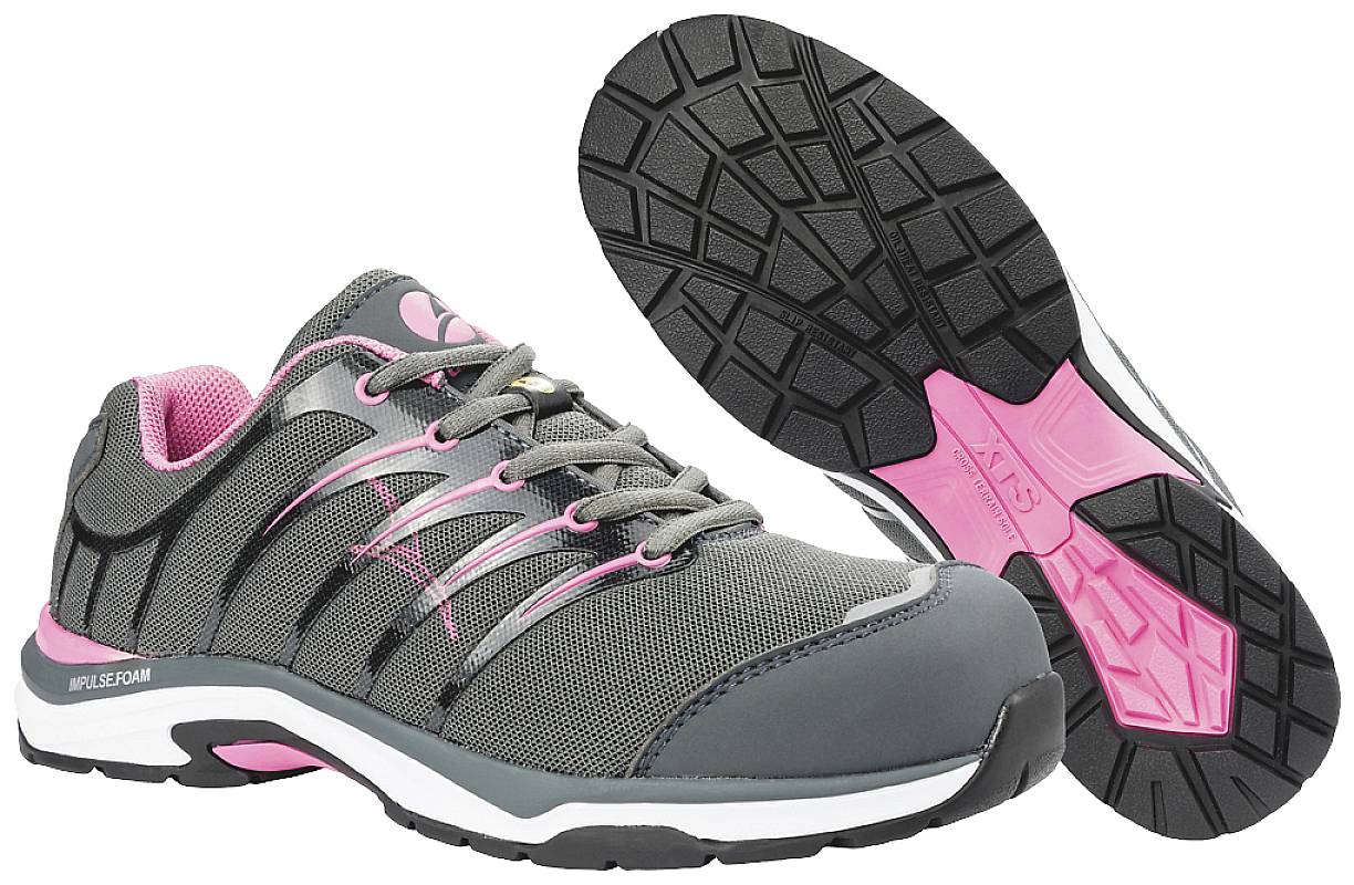 Albatros TWIST PINK WNS LOW ESD HRO SRC 645200-38 ESD Sicherheitsschuh S1PS Schuhgröße (EU): 38 Grau, Pink 1 St.