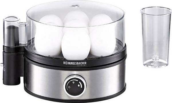 Rommelsbacher ER 400 - Eierkocher - 400 W - Edelstahl/Schwarz