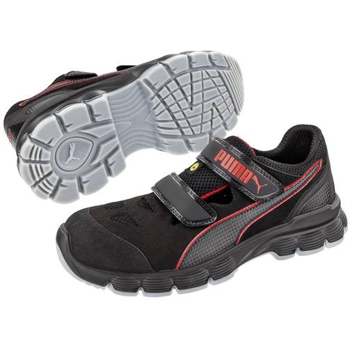 Thumbnail - PUMA Aviat Low ESD SRC 640891-42 ESD Sicherheitsschuh S1P Schuhgröße (EU): 42 Schwarz, Rot 1 St.