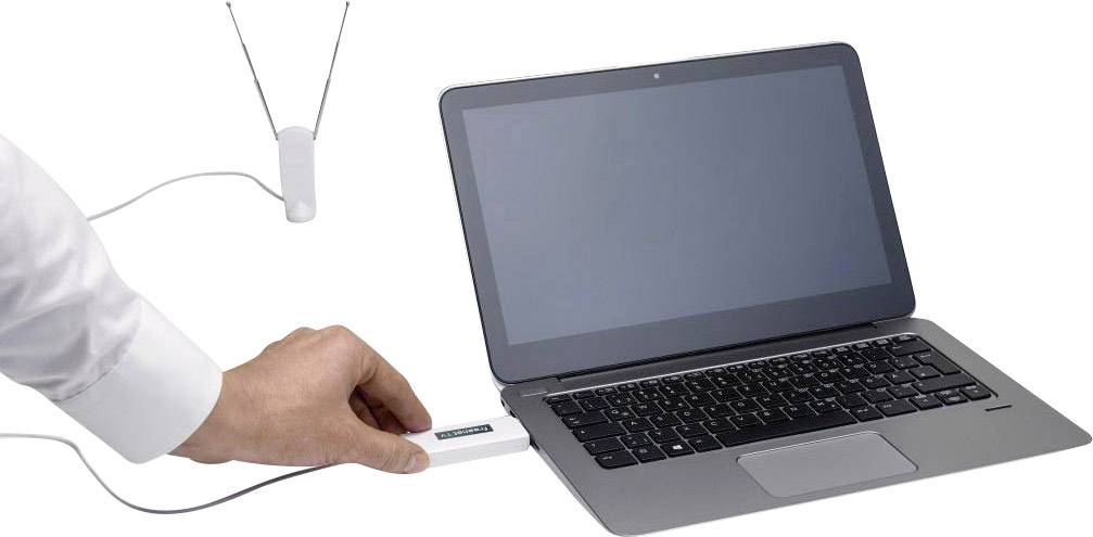 freenet TV DVB-T2 USB Stick TV-Stick mit freenet TV Entschlüsselung (1 Monat gratis), mit DVB-T Antenne-4