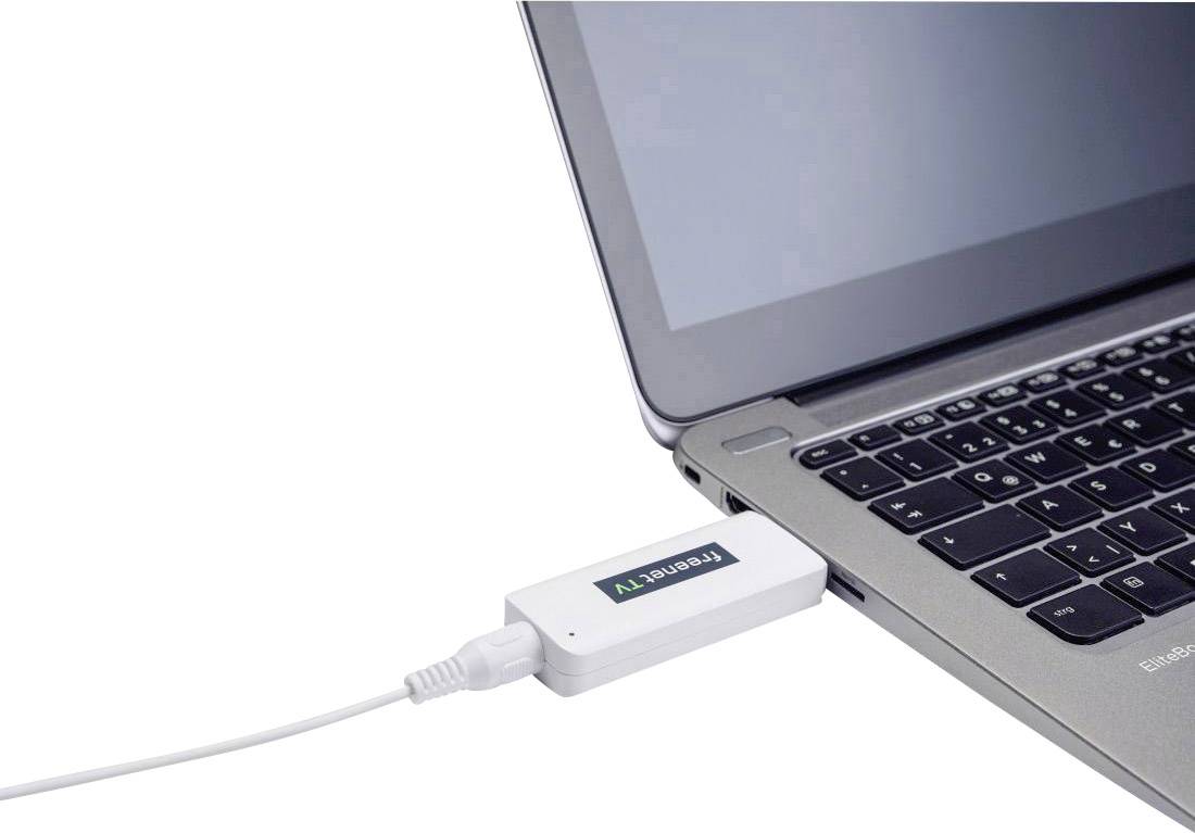freenet TV DVB-T2 USB Stick TV-Stick mit freenet TV Entschlüsselung (1 Monat gratis), mit DVB-T Antenne-5