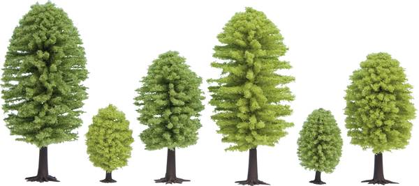 NOCH Hobby 26801 Baumpackung Laubwald 50 bis 90 mm  25 St.