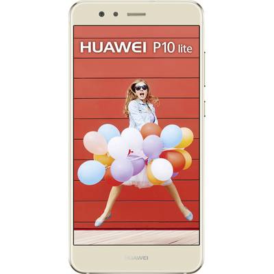 HUAWEI P10 Lite Smartphone  32 GB 13.2 cm (5.2 Zoll) Gold Android™ 7.0 Nougat Hybrid-Slot