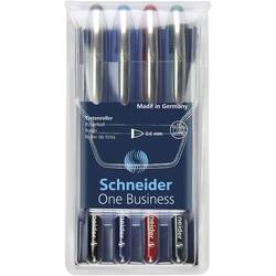 Image of Schneider Tintenroller One Business 0.6 mm Blau, Grün, Rot, Schwarz 183094 4 St./Pack. 1 St.