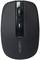 'LogiLink' schwarze kabellose Maus, Tasten links und rechts, und mittiges Scrollrad mit DPI-Taste.