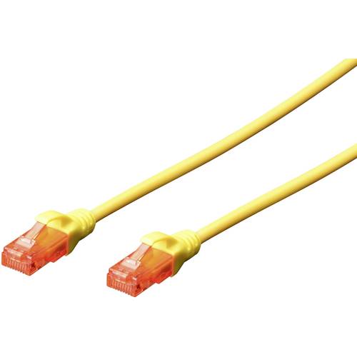 Thumbnail - Digitus DK-1612-020/Y RJ45 Netzwerkkabel, Patchkabel CAT 6 U/UTP 2.00 m Gelb verdrillte Paare 1 St.