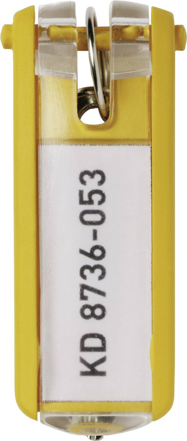 Durable Schlüsselanhänger 195704 Key Clip - 1957 Gelb 6 St.