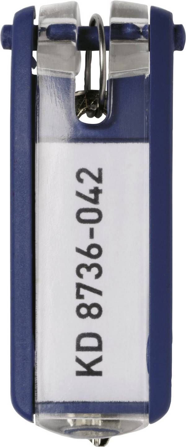 Durable Schlüsselanhänger 195707 Key Clip - 1957 Blau 6 St.