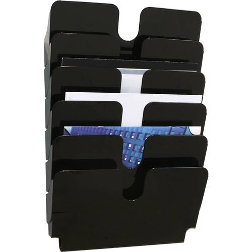 Durable FLEXIPLUS 6 A4 QUER 1700014061 Prospekthalter Schwarz, Transparent DIN A4 quer Anzahl der Fächer 6 1 St. (B x H ...