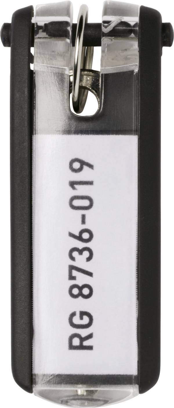 Durable Schlüsselanhänger 195701 Key Clip - 1957 Schwarz 6 St.