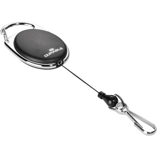 Thumbnail - Durable JOJO STYLE - 8327 Jojo für Ausweishalter Federhaken Schwarz 0.8 m 832701 1 St.