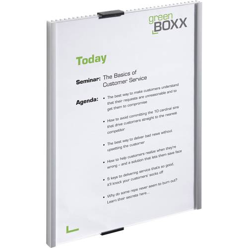 Durable Türschild INFO SIGN - 4806 (B x H) 210 mm x 297 mm Metallic, Silber 480623