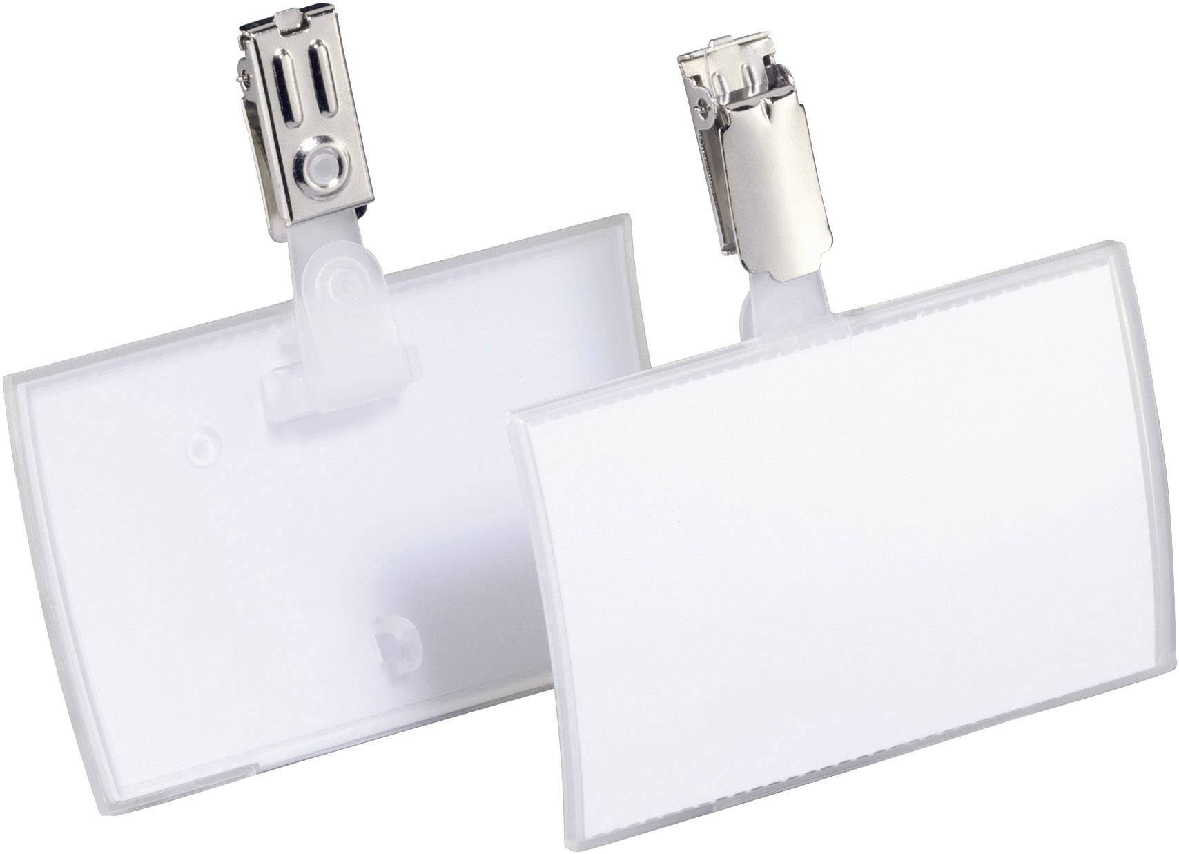 DURABLE CLICK FOLD - Namensschild - für 54 x 90 mm - Clip - durchsichtig (Packung mit 25)-0