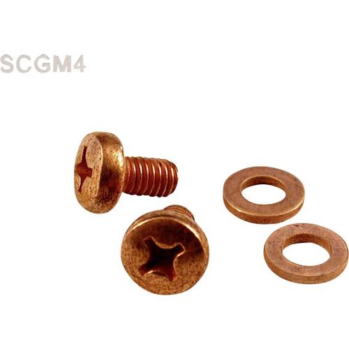 Hammond Electronics SCGM6 Ersatzschraube Kupfer Natur (L x B x H) 12 x 6 x 6 mm 4 St.