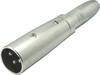 Kash XLR-Adapter XLR-Stecker - Klinkenbuchse 6.35 mm Stereo Polzahl:3 1 St.