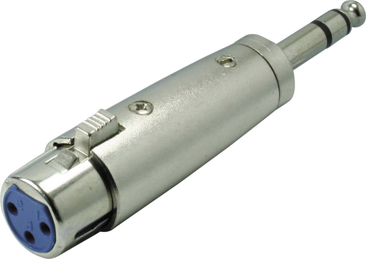 Kash XLR-Adapter XLR-Buchse - Klinkenstecker 6.35 mm Stereo Polzahl:3 1 St.