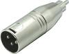 Kash XLR-Adapter XLR-Stecker - Cinch-Stecker Mono Polzahl:3 1 St.